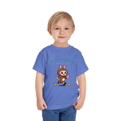 Snack Attack Bunny Tee for Toddlers – Cute Food-Loving Kids Graphic Shirt