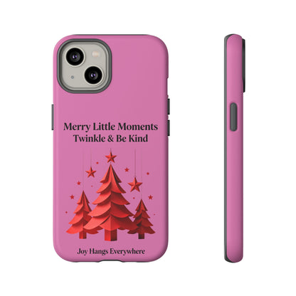 Twinkle & Kindness Christmas Cover – Soft Pink Winter Design for Cozy Holiday Vibes