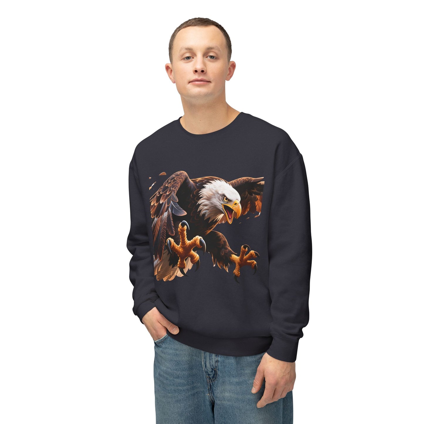 Eagle Emblem Custom Sweatshirt
