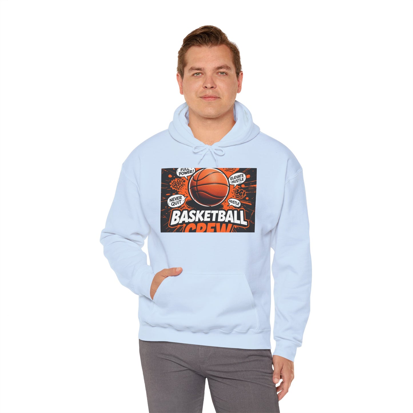 Custom Basketball Hoodie – Personalized Unisex Heavy Blend Hoodie for Players & Fans