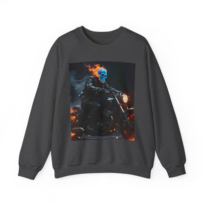 Ghost Rider Fire Skull Sweatshirt – Cool Unisex Biker Style