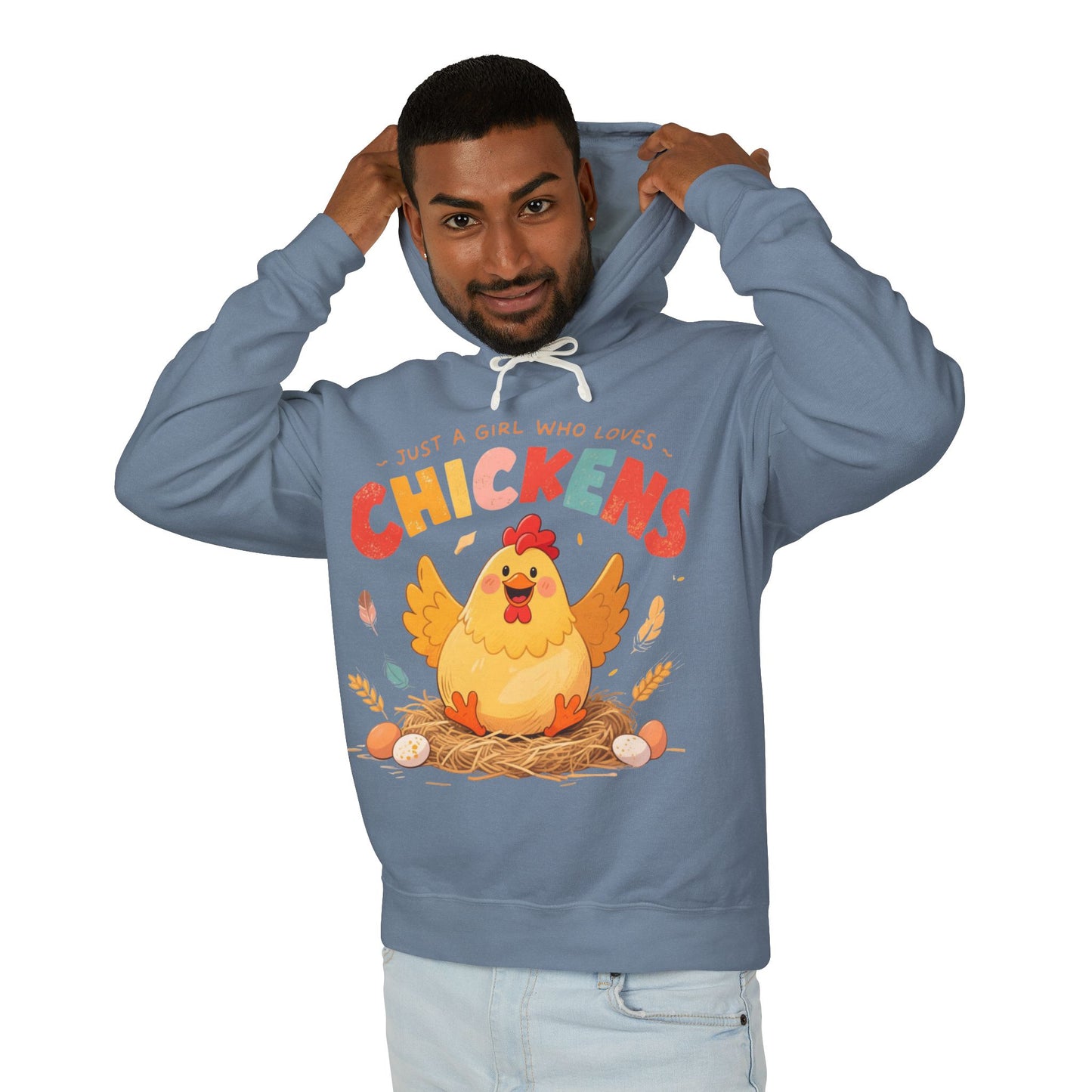 Just a Girl Who Loves Chickens Hoodie – Cute Farm Animal Sweatshirt