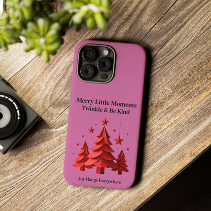 Twinkle & Kindness Christmas Cover – Soft Pink Winter Design for Cozy Holiday Vibes