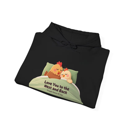Whimsical Chicken Mom Hoodie – Sweet Mother’s Day Gift with Nest-Themed Quote