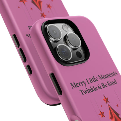 Twinkle & Kindness Christmas Cover – Soft Pink Winter Design for Cozy Holiday Vibes