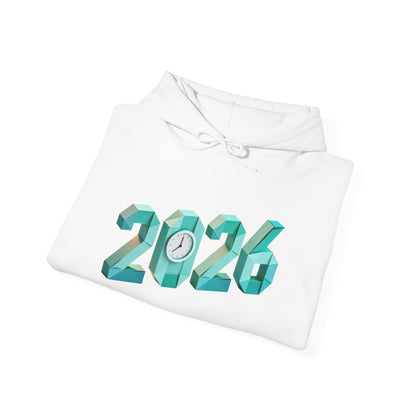 2026 Celebration Hoodie – Bold Throwback Year Design for Festive Winter Wear