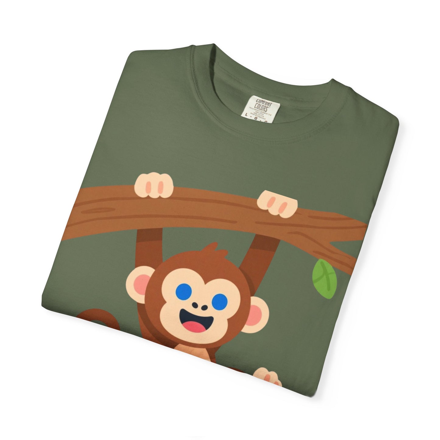 Little Champ Monkey Tee – Adorable “Hang In There” Kids Shirt for Everyday Adventure