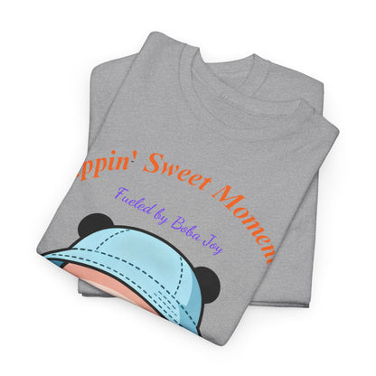 Kawaii Boba Panda T-Shirt – Cute Bubble Tea Lover Graphic Tee for Everyday Sweet Vibes