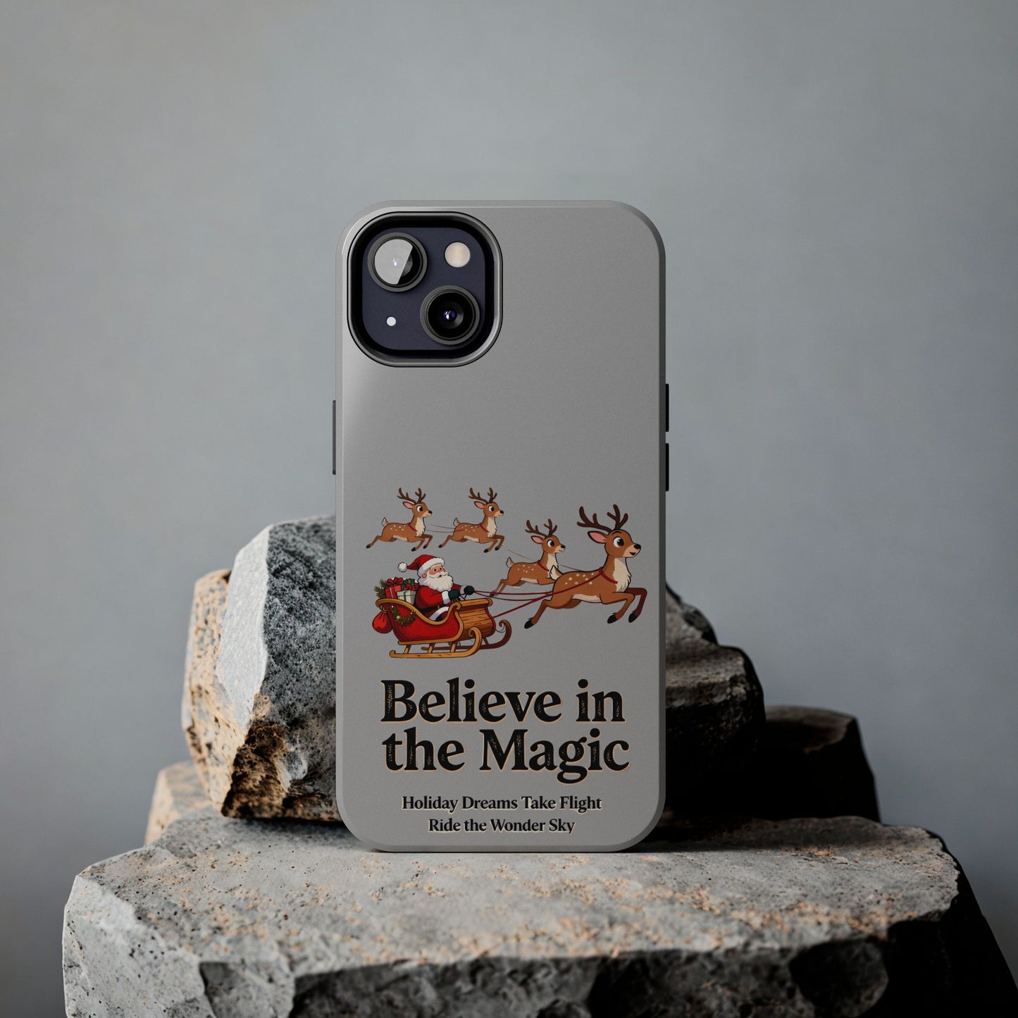 Enchanted Holiday Spirit Phone Case – Festive Christmas Art for Cozy Winter Vibes