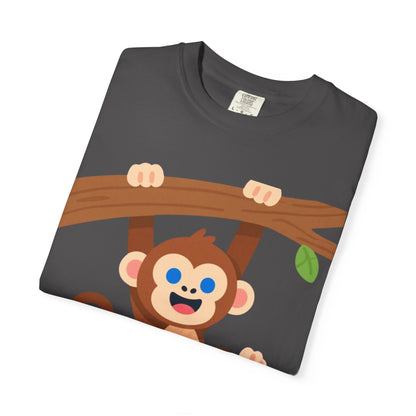 Little Champ Monkey Tee – Adorable “Hang In There” Kids Shirt for Everyday Adventure