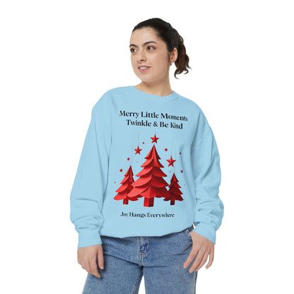 Twinkle & Kindness Christmas Pullover – Cute Holiday Graphic Sweatshirt for Winter Cheer