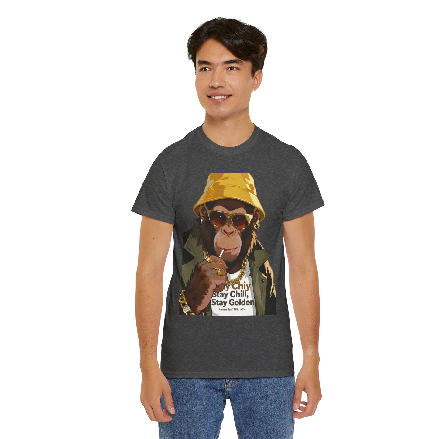 Urban Chimp Graphic T-Shirt – Chill Street Style with Retro Cool Attitude