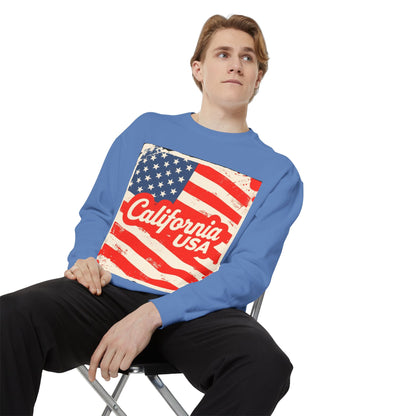 California Dream Vintage Sweatshirt – Retro USA Vibes