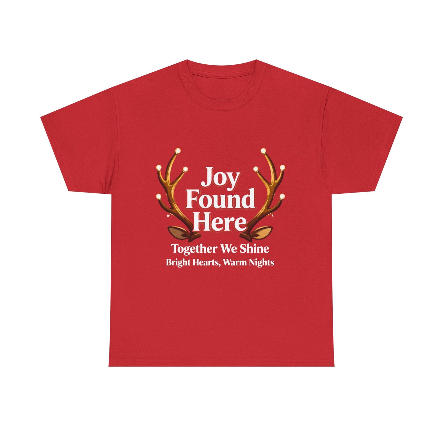 Festive Reindeer Antlers Tee – Joyful Christmas Shirt for Heartwarming Holiday Moments