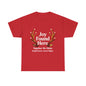 Festive Reindeer Antlers Tee – Joyful Christmas Shirt for Heartwarming Holiday Moments