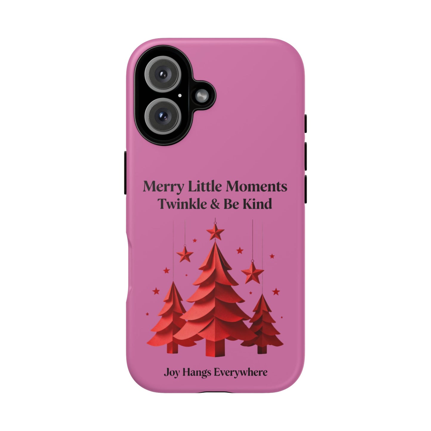 Twinkle & Kindness Christmas Cover – Soft Pink Winter Design for Cozy Holiday Vibes