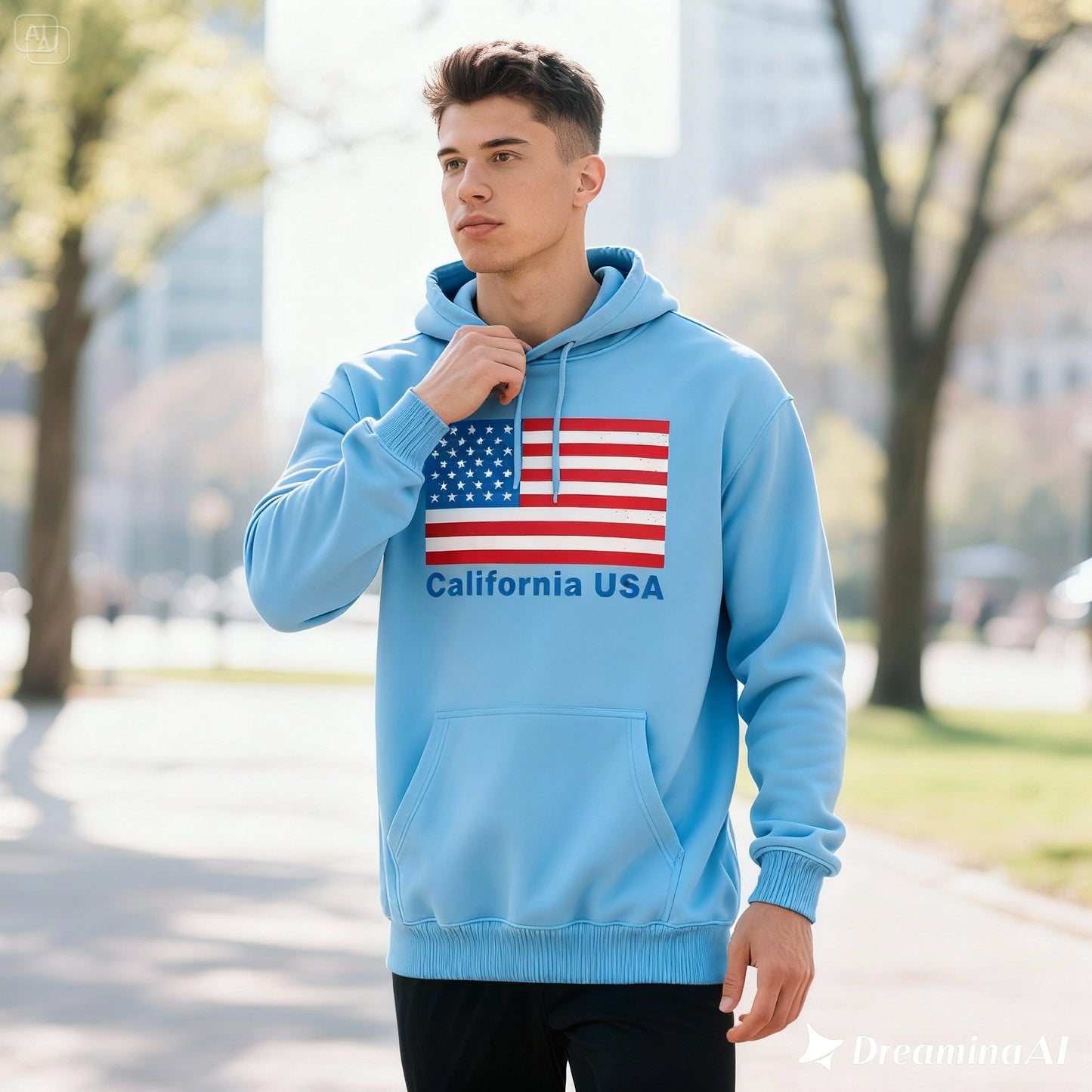 Custom USA Flag Hoodie – Personalized American Pride Sweatshirt