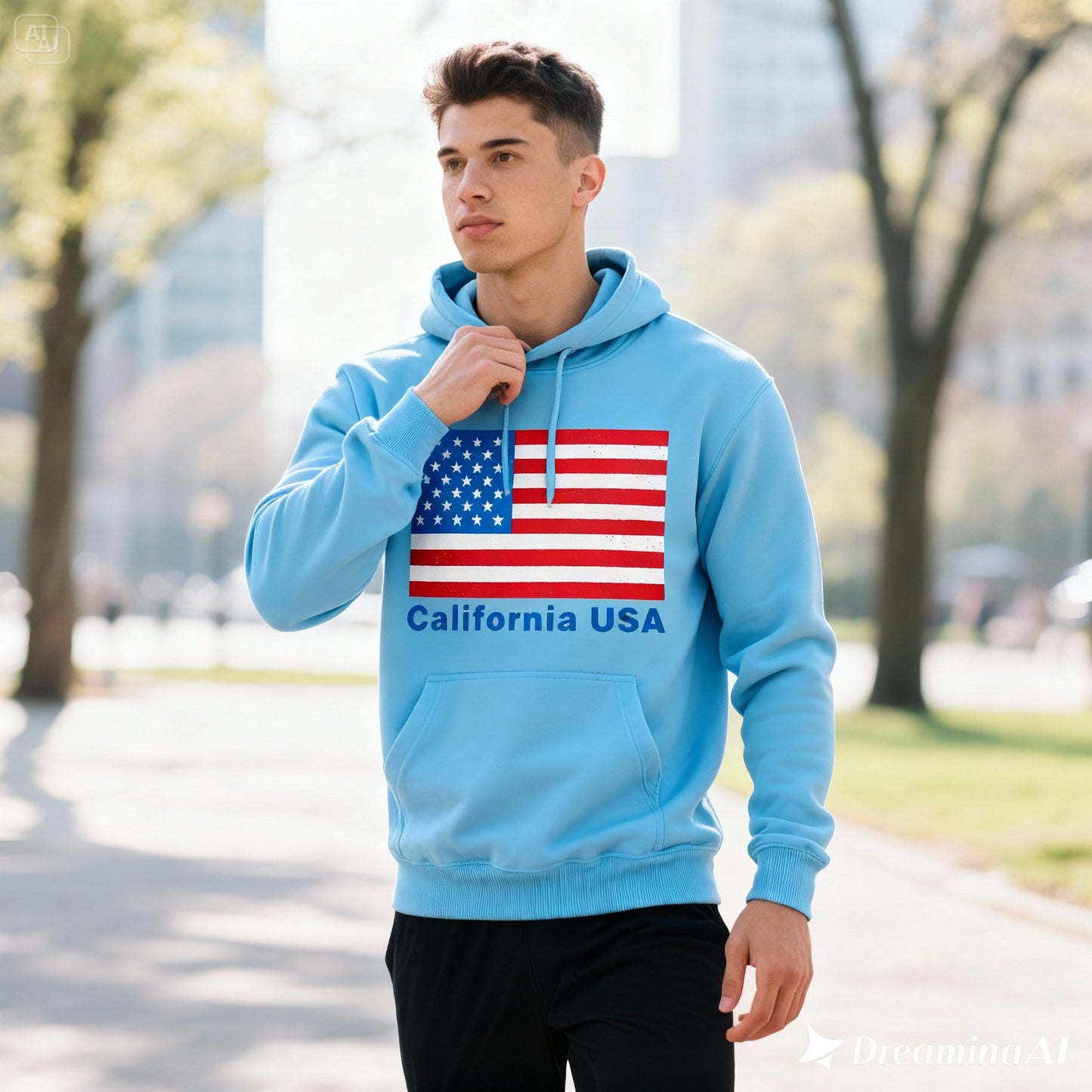 Custom USA Flag Hoodie – Personalized American Pride Sweatshirt
