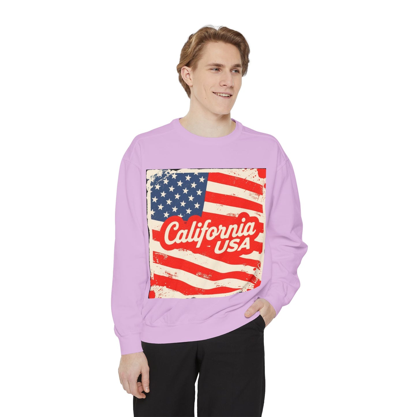 California Dream Vintage Sweatshirt – Retro USA Vibes