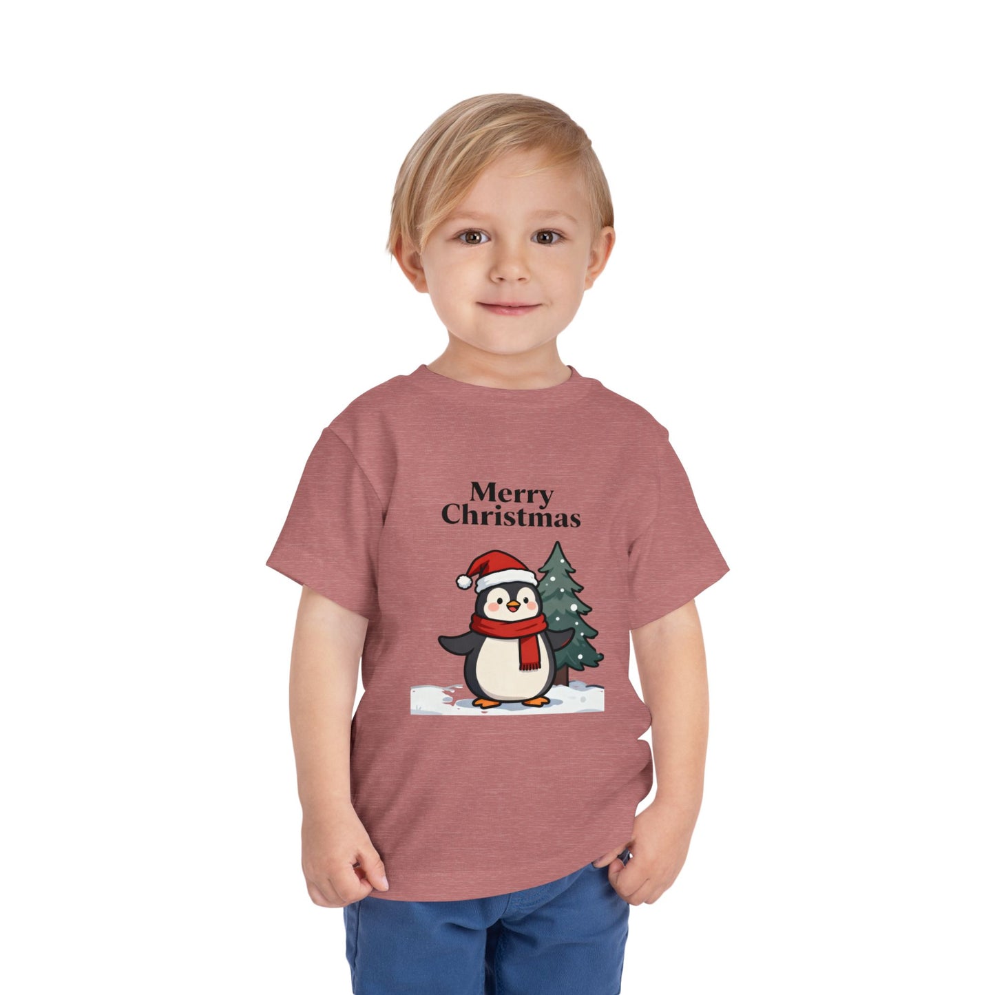 Cute Penguin Christmas Tee for Kids – Festive Holiday Toddler Shirt
