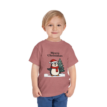 Cute Penguin Christmas Tee for Kids – Festive Holiday Toddler Shirt