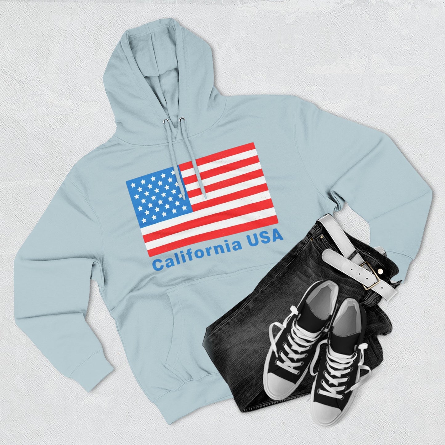 Custom USA Flag Hoodie – Personalized American Pride Sweatshirt