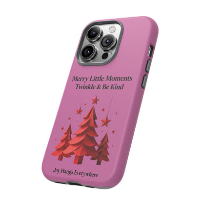 Twinkle & Kindness Christmas Cover – Soft Pink Winter Design for Cozy Holiday Vibes