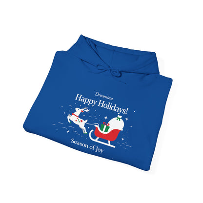 Santa Sleigh Holiday Hoodie – Cozy Christmas Pullover for Joyful Winter Moments