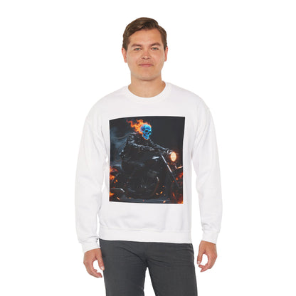 Ghost Rider Fire Skull Sweatshirt – Cool Unisex Biker Style