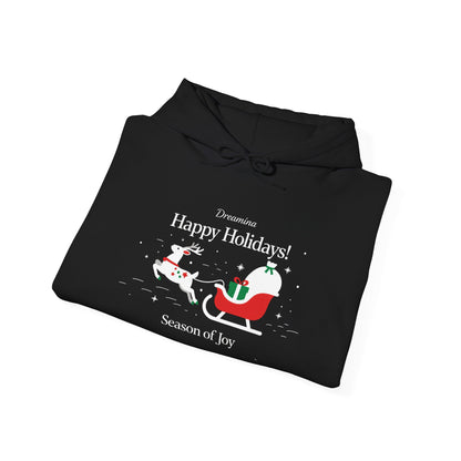 Santa Sleigh Holiday Hoodie – Cozy Christmas Pullover for Joyful Winter Moments