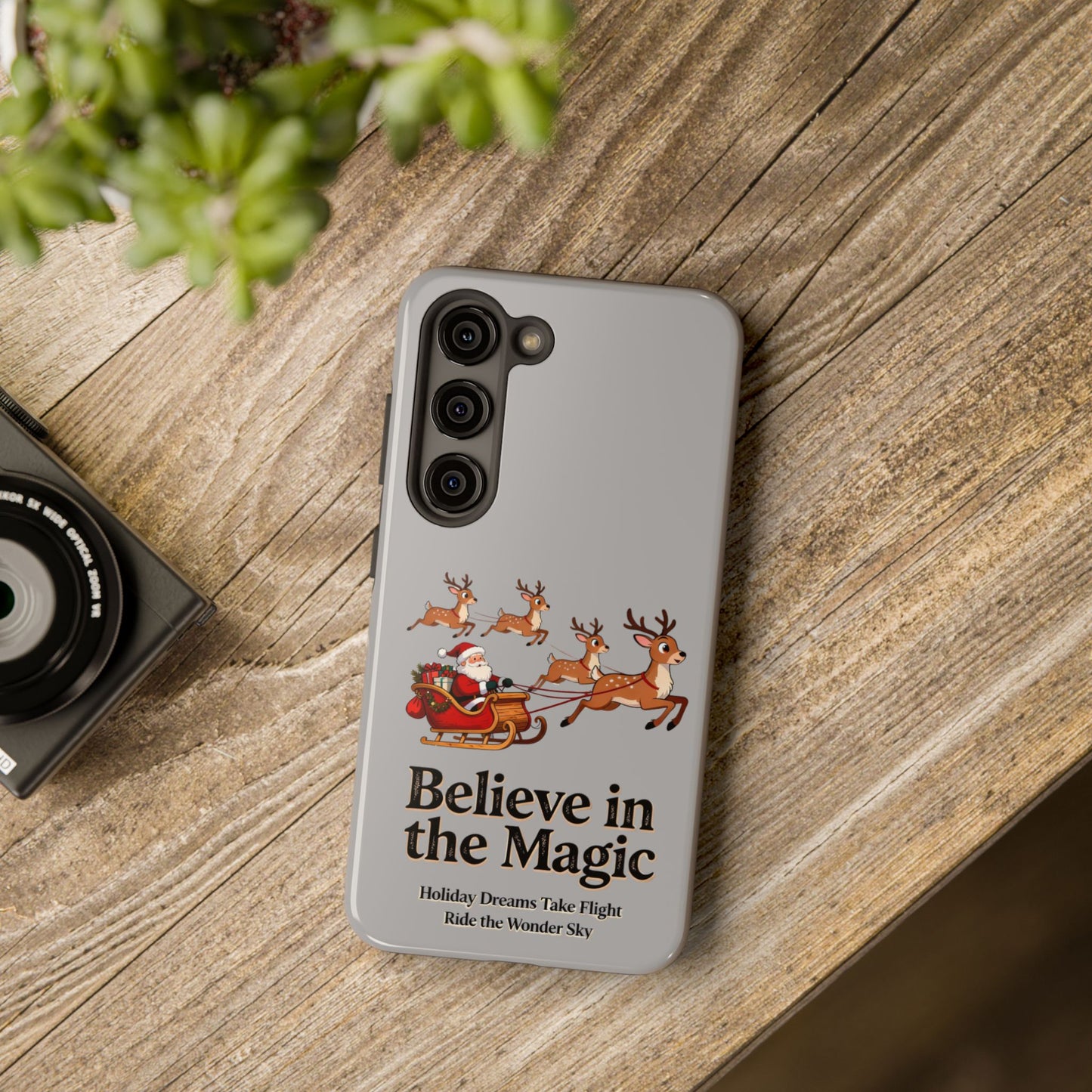 Enchanted Holiday Spirit Phone Case – Festive Christmas Art for Cozy Winter Vibes