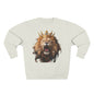 Royal King Lion Custom Crewneck Sweatshirt – Personalized Unisex Pullover