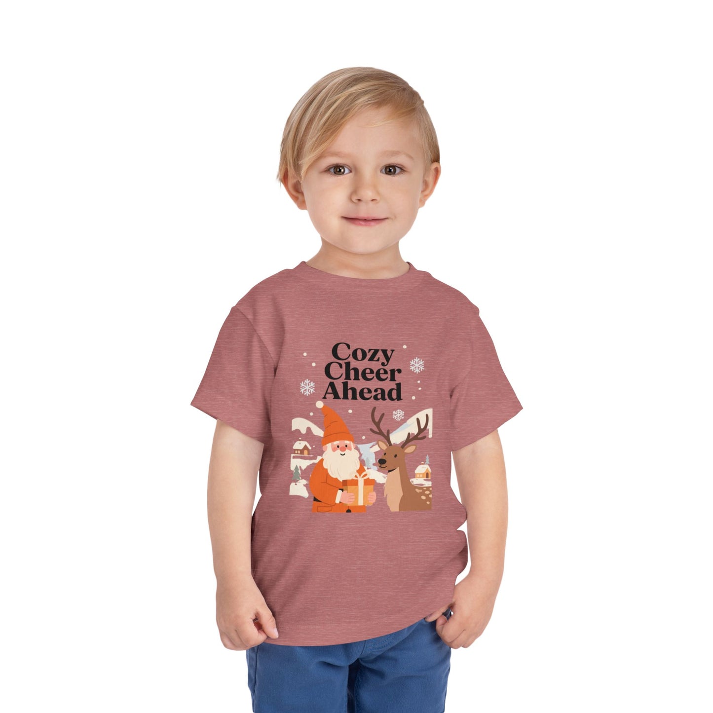 Winter Joy Kids Graphic Tee – Cute Holiday Smile Shirt for Toddlers