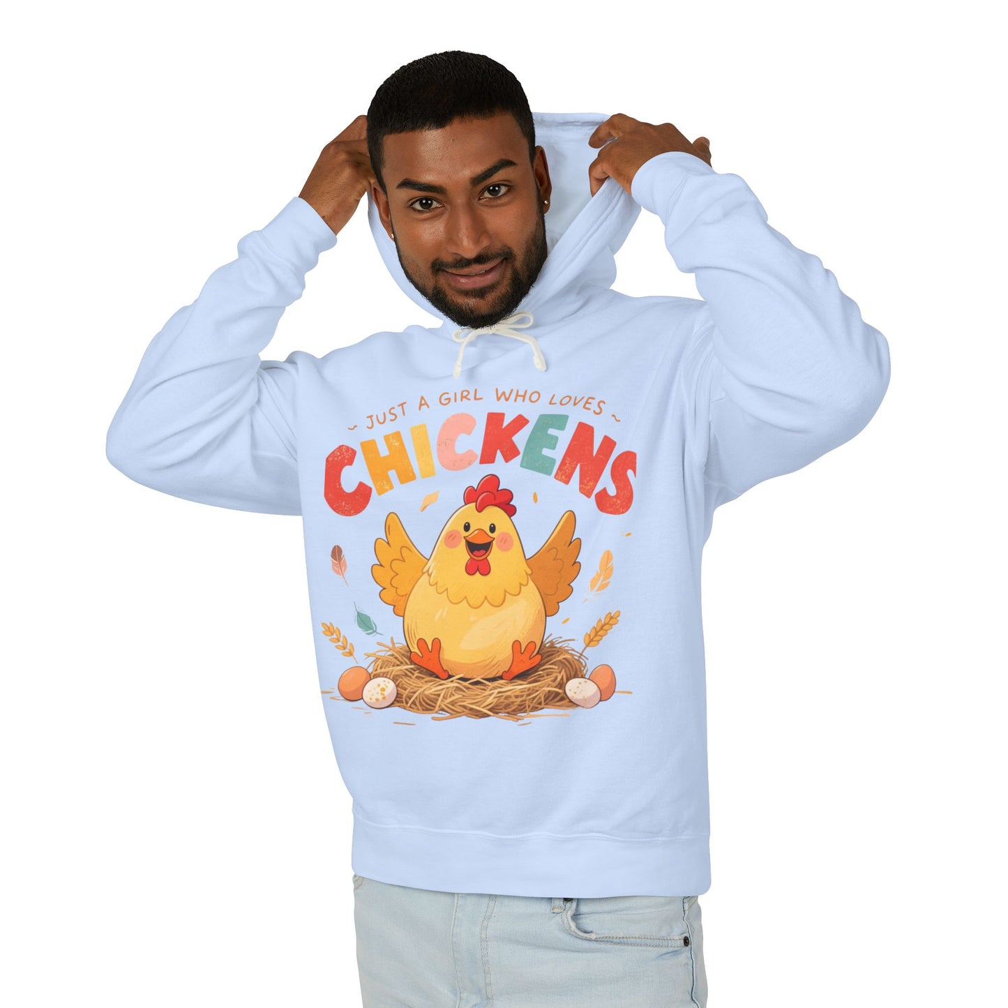 Just a Girl Who Loves Chickens Hoodie – Cute Farm Animal Sweatshirt