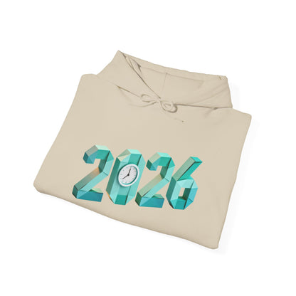 2026 Celebration Hoodie – Bold Throwback Year Design for Festive Winter Wear
