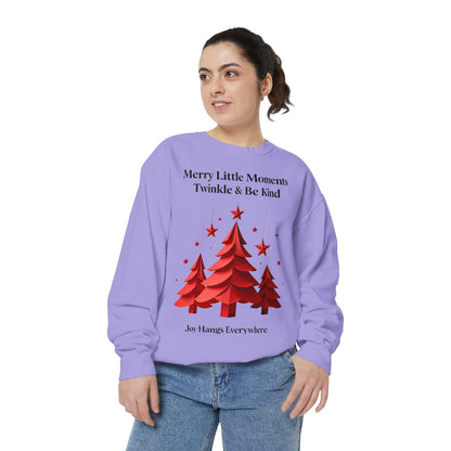 Twinkle & Kindness Christmas Pullover – Cute Holiday Graphic Sweatshirt for Winter Cheer