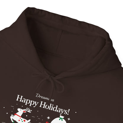 Santa Sleigh Holiday Hoodie – Cozy Christmas Pullover for Joyful Winter Moments