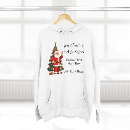Cozy Santa Holiday Hoodie – Festive Winter Graphic Sweatshirt for Christmas Cheer