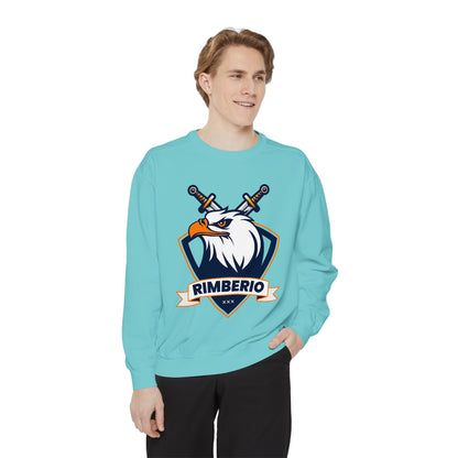 Rimbeirio Eagle Tattoo Sweatshirt – Bold Unisex Streetwear, Freedom Spirit Style