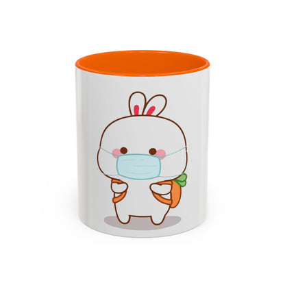 Carrot Backpack Bunny Cup – Whimsical Ceramic Mug for Cute Morning Sips & Cozy Drinks