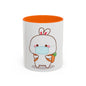 Carrot Backpack Bunny Cup – Whimsical Ceramic Mug for Cute Morning Sips & Cozy Drinks