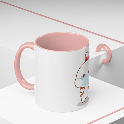 Carrot Backpack Bunny Cup – Whimsical Ceramic Mug for Cute Morning Sips & Cozy Drinks