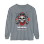 Grease & Glory Long Sleeve Shirt – Gritty Mechanic Skull Graphic Tee for Hardworking Hands