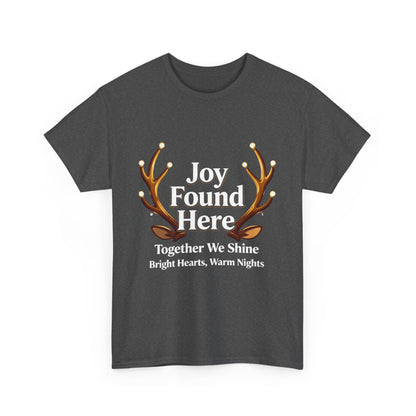 Festive Reindeer Antlers Tee – Joyful Christmas Shirt for Heartwarming Holiday Moments