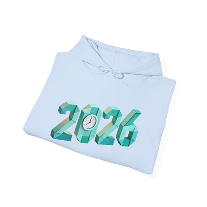 2026 Celebration Hoodie – Bold Throwback Year Design for Festive Winter Wear