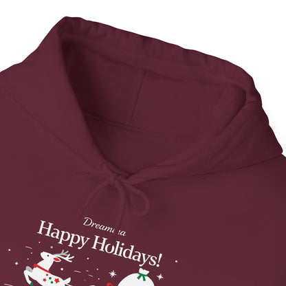 Santa Sleigh Holiday Hoodie – Cozy Christmas Pullover for Joyful Winter Moments
