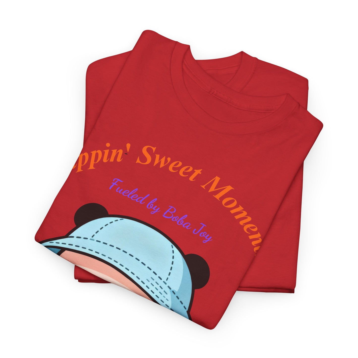 Kawaii Boba Panda T-Shirt – Cute Bubble Tea Lover Graphic Tee for Everyday Sweet Vibes