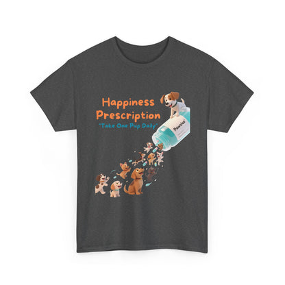 Prescription for Joy T-Shirt – Playful Dog Lover Tee with Cute Puppies and Positive Vibes