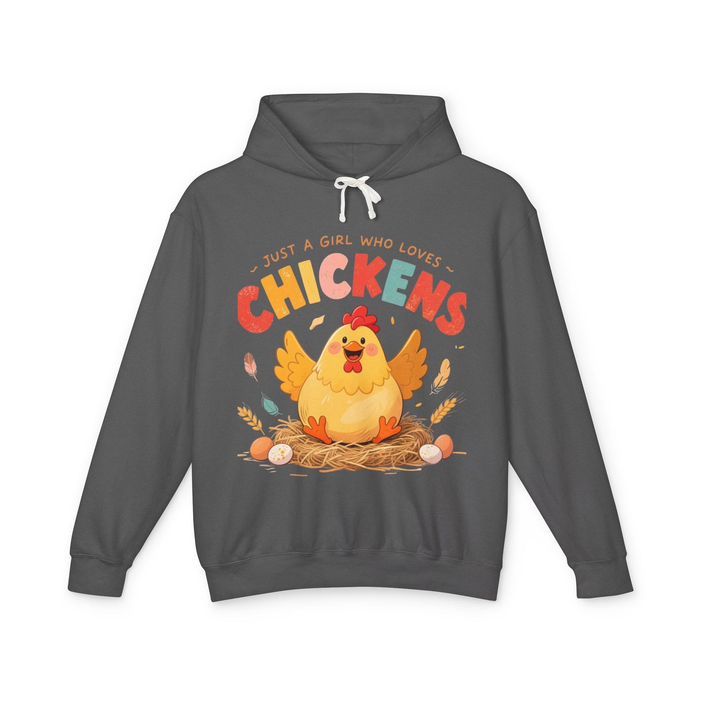 Just a Girl Who Loves Chickens Hoodie – Cute Farm Animal Sweatshirt