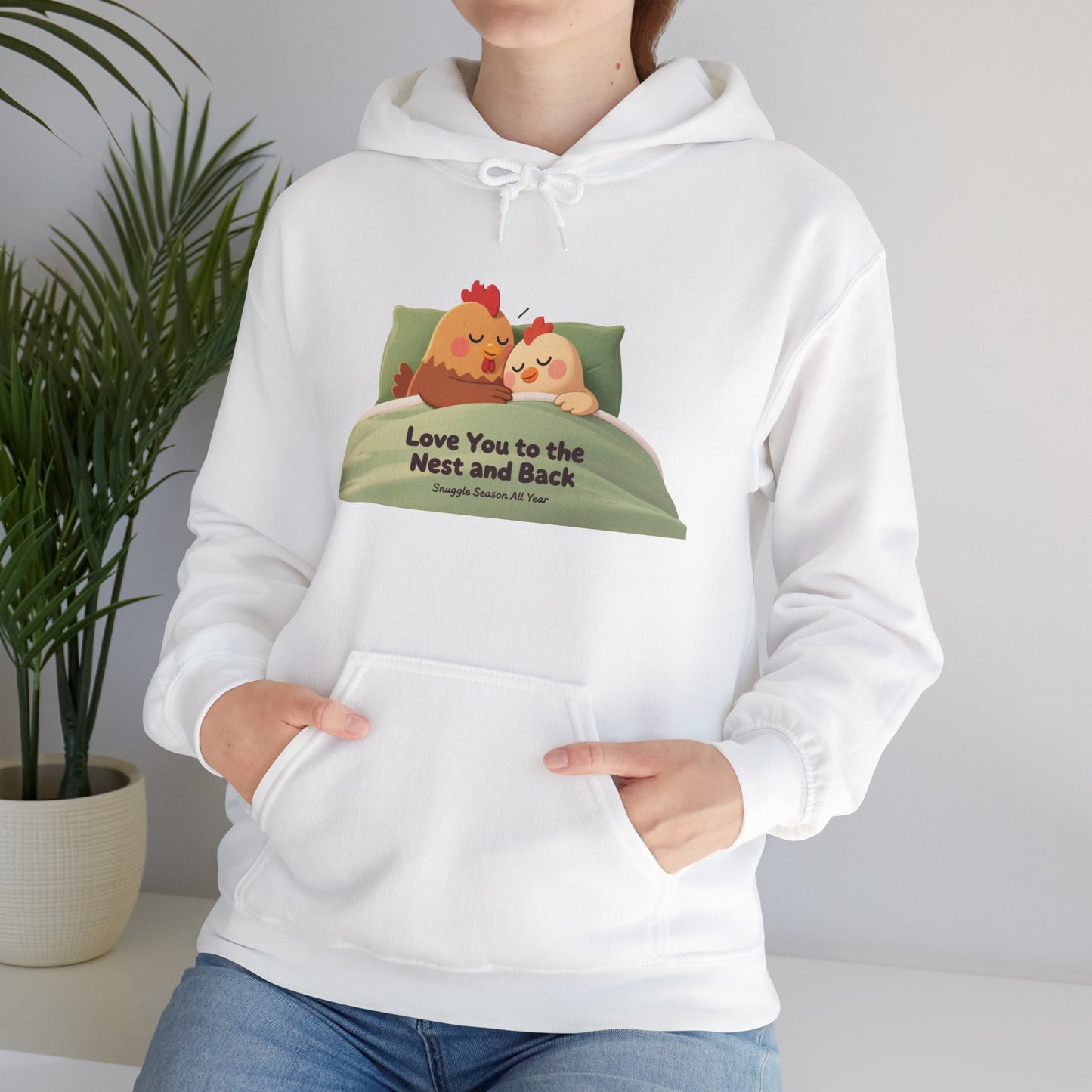 Whimsical Chicken Mom Hoodie – Sweet Mother’s Day Gift with Nest-Themed Quote